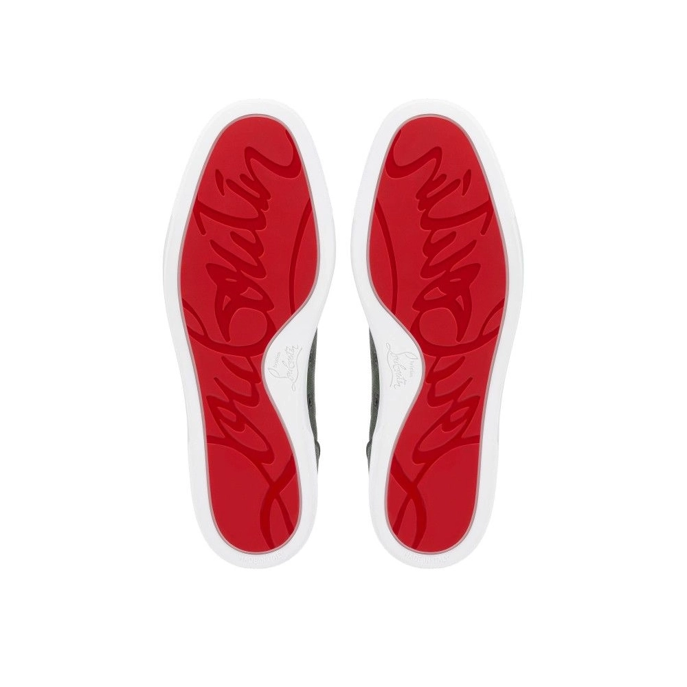 Replica Christian Louboutin Rantulow Sneakers Calf Leather Tennessee, Fake CL Shoes