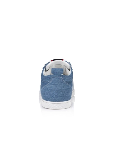 Cheap Christian Louboutin F.A.V Fique A Vontade Slip-On Sneakers Denim Brushed Effect for Sale