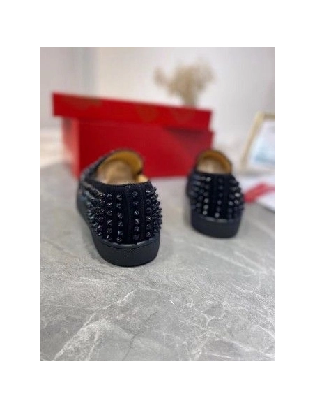Cheap Christian Louboutin Men's Roller-boat Flat Sneakers Sale Online