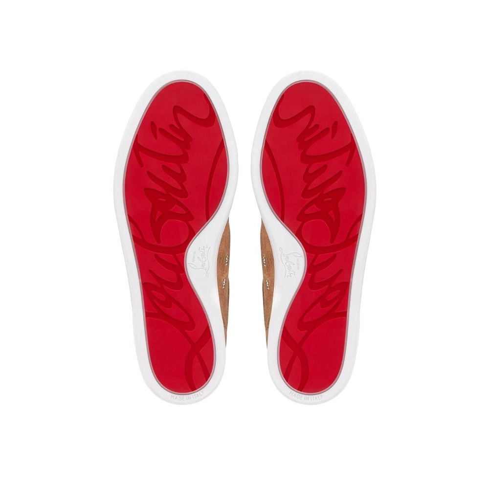 Discount Christian Louboutin F.A.V Fique A Vontade Slip-On Sneakers Calf Leather Cuoio Outlet Online