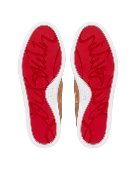 Discount Christian Louboutin F.A.V Fique A Vontade Slip-On Sneakers Calf Leather Cuoio Outlet Online