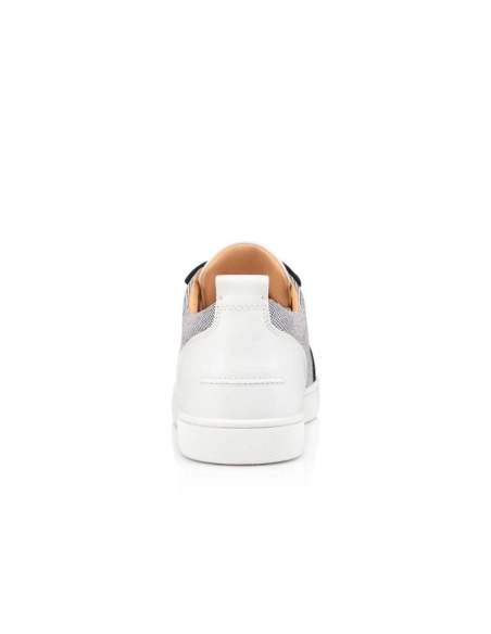 Cheap Christian Louboutin Rantulow Sneakers Calf Cotton And Veau Velours Navy for Sale