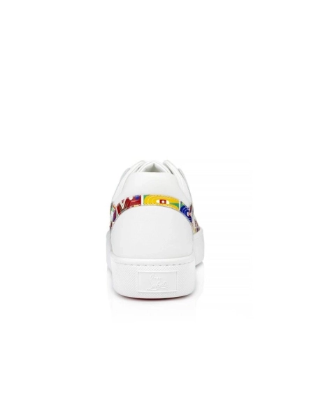 Discount Christian Louboutin 2002sl Low Sneakers Calf Leather White Outlet Online