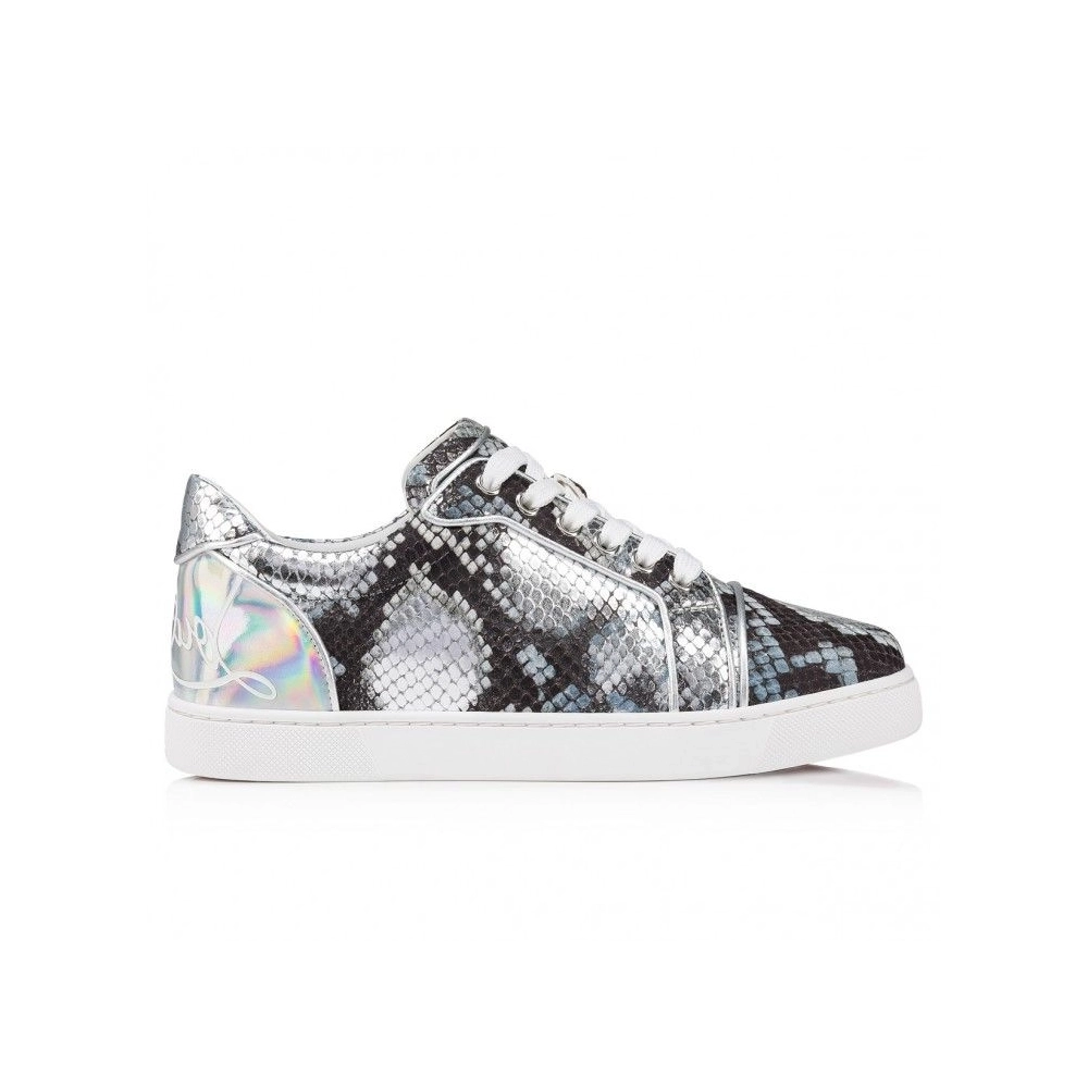 Replica Christian Louboutin Fun Vieira Sneakers Embossed Multicolor, Fake Christian Louboutin Shoes