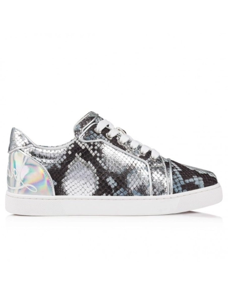 Replica Christian Louboutin Fun Vieira Sneakers Embossed Multicolor, Fake Christian Louboutin Shoes
