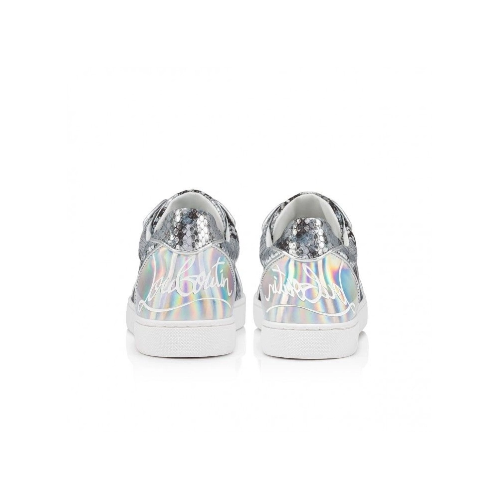 Replica Christian Louboutin Fun Vieira Sneakers Embossed Multicolor, Fake Christian Louboutin Shoes