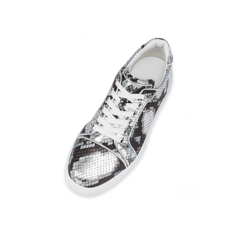 Replica Christian Louboutin Fun Vieira Sneakers Embossed Multicolor, Fake Christian Louboutin Shoes