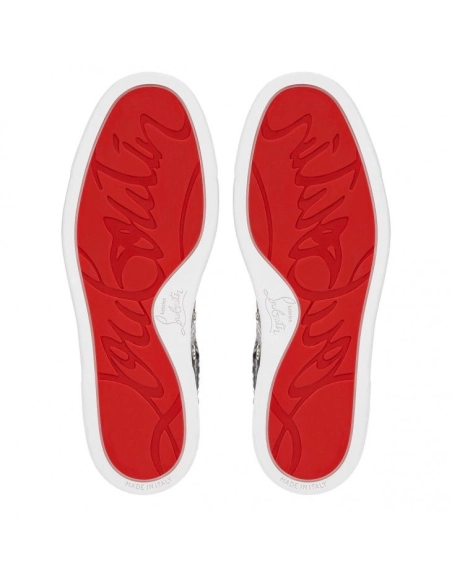 Replica Christian Louboutin Fun Vieira Sneakers Embossed Multicolor, Fake Christian Louboutin Shoes