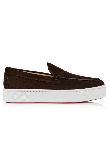 Cheap Christian Louboutin Paqueboat Boat Shoes Calf leather Cosme for Sale, Discount CL Shoes Outlet Store