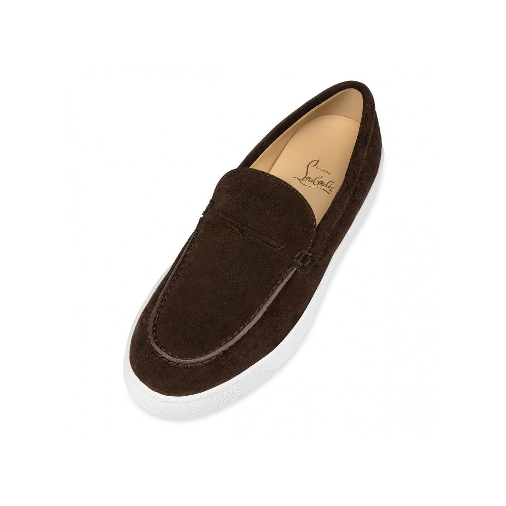 Cheap Christian Louboutin Paqueboat Boat Shoes Calf leather Cosme for Sale, Discount CL Shoes Outlet Store