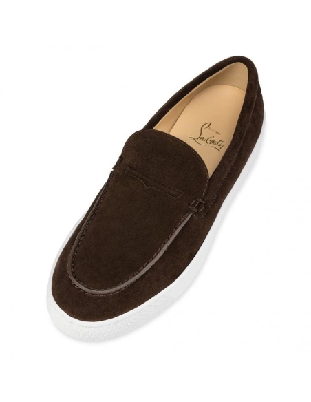 Cheap Christian Louboutin Paqueboat Boat Shoes Calf leather Cosme for Sale, Discount CL Shoes Outlet Store