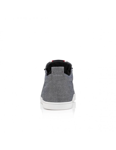 Replica Christian Louboutin F.A.V Fique A Vontade Slip-On Sneakers Country Linen Smoky, Replica CL Shoes