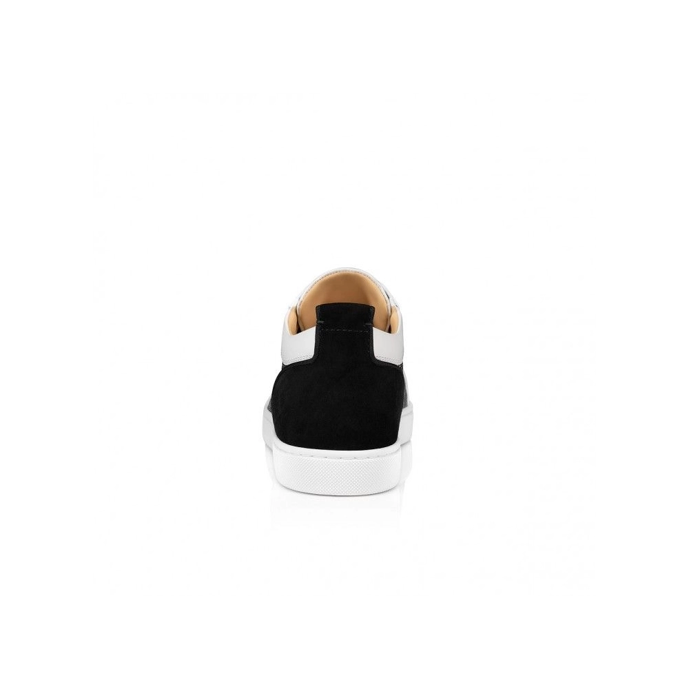 Cheap Christian Louboutin Rantulow Sneakers Veau Velours And Straw Rabane Black on Sale, Discount CL Shoes Outlet Store