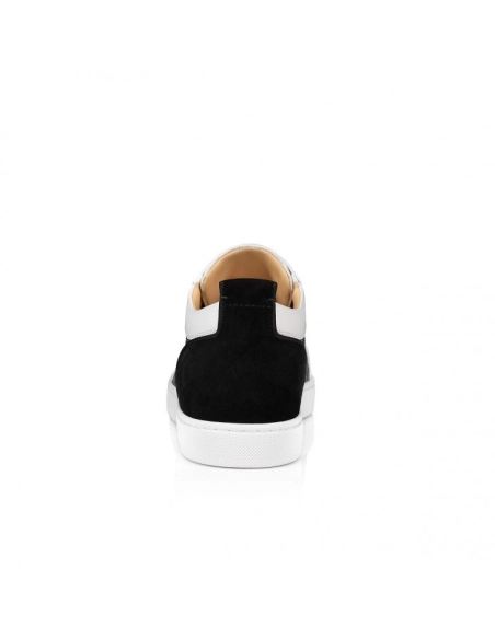 Cheap Christian Louboutin Rantulow Sneakers Veau Velours And Straw Rabane Black on Sale, Discount CL Shoes Outlet Store