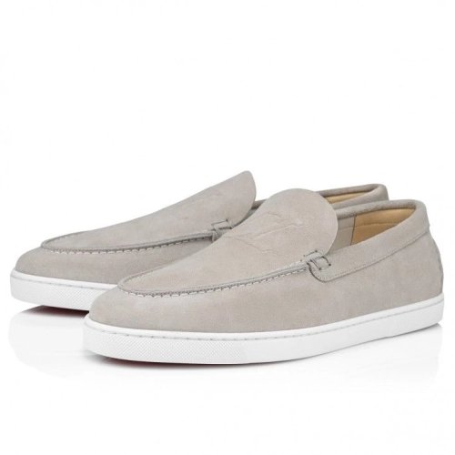 Discount Christian Louboutin Varsiboat Boat Shoes Calf Leather Goose Sale Online,  Cheap Christian Louboutin Shoes