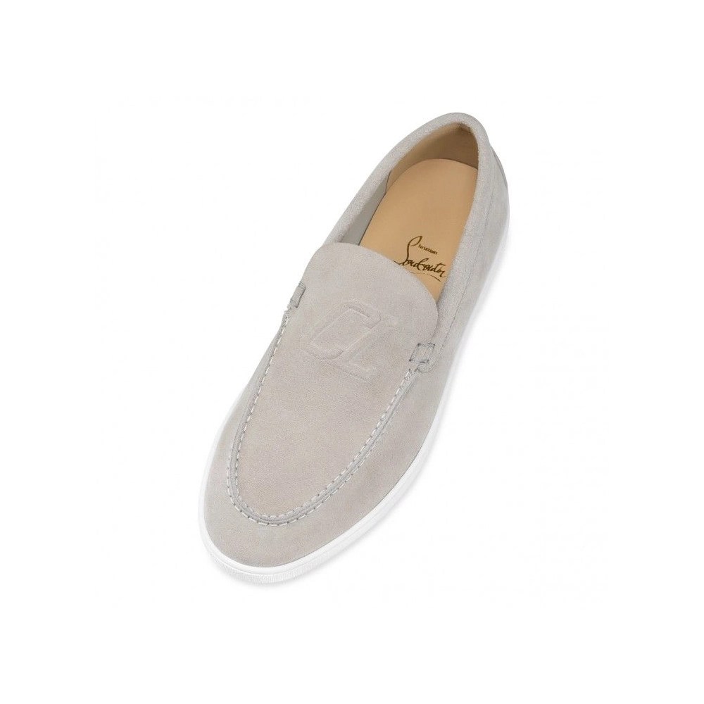 Discount Christian Louboutin Varsiboat Boat Shoes Calf Leather Goose Sale Online,  Cheap Christian Louboutin Shoes