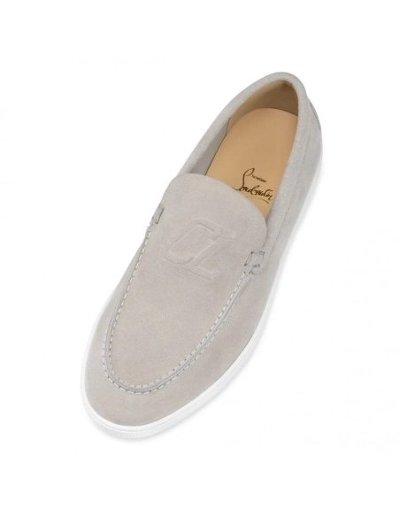 Discount Christian Louboutin Varsiboat Boat Shoes Calf Leather Goose Sale Online,  Cheap Christian Louboutin Shoes