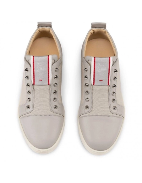 Discount Christian Louboutin F.A.V Fique A Vontade Slip-On Sneakers Calf Leather And Olona Canva Goose Outlet Online