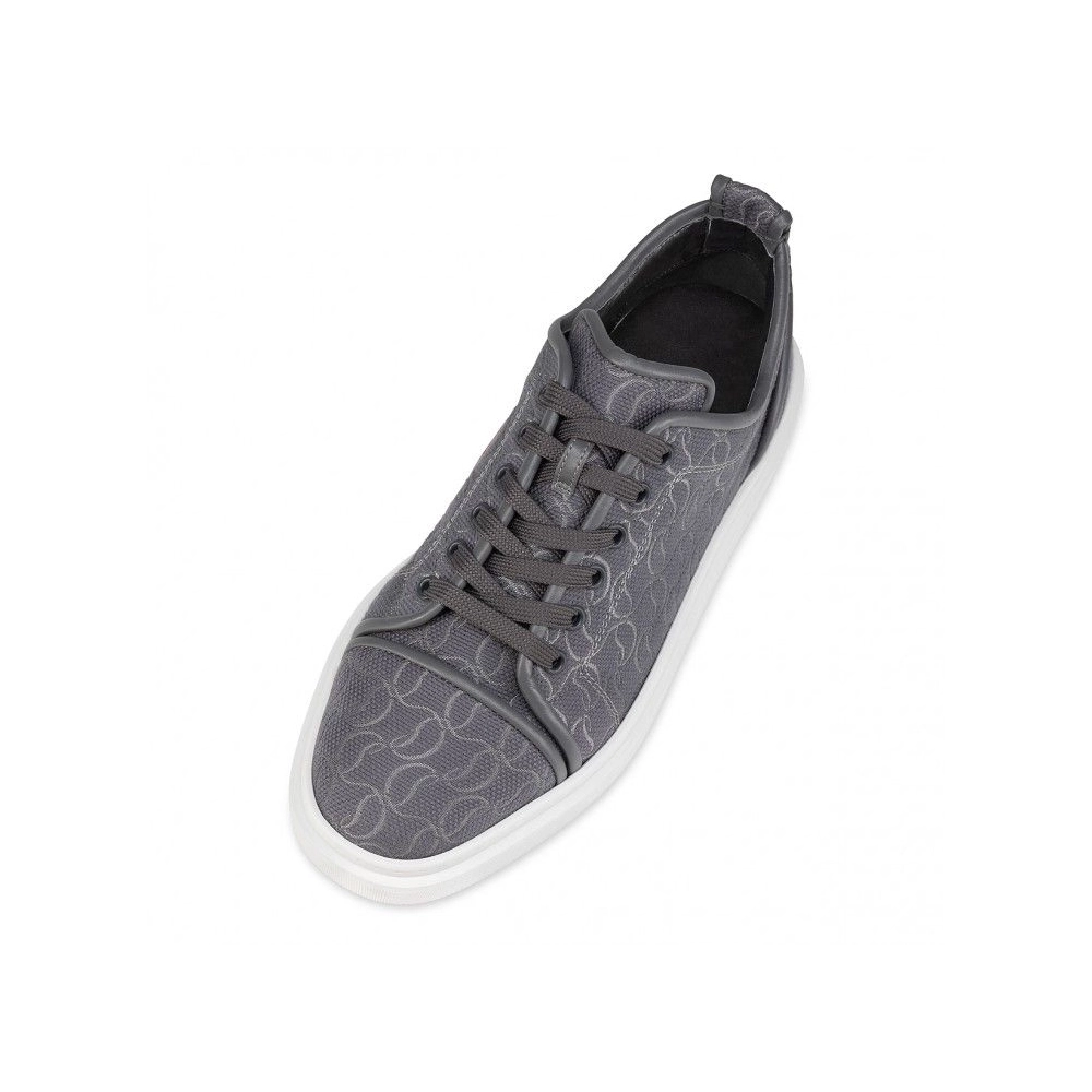 Discount Christian Louboutin Adolon Junior Sneakers Jacquard Monogram Cl Smoky Outlet Online, Cheap CL Shoes