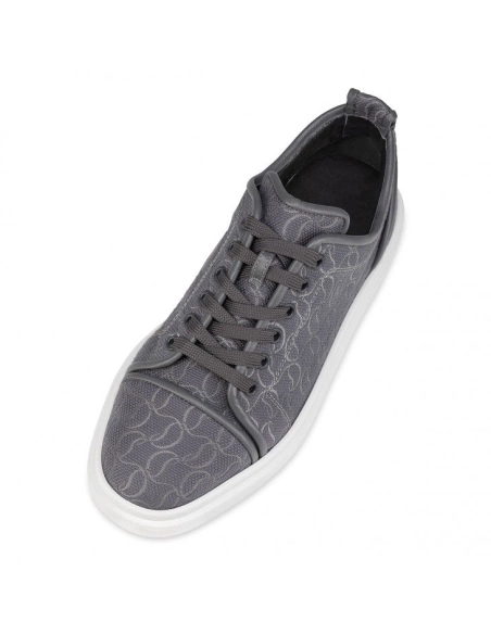 Discount Christian Louboutin Adolon Junior Sneakers Jacquard Monogram Cl Smoky Outlet Online, Cheap CL Shoes