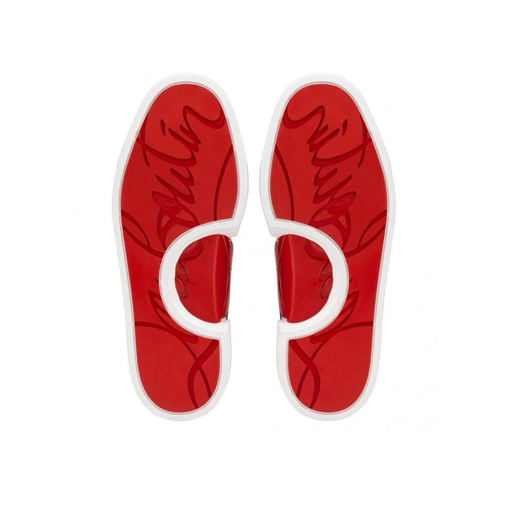 Discount Christian Louboutin Adolon Junior Sneakers Jacquard Monogram Cl Smoky Outlet Online, Cheap CL Shoes