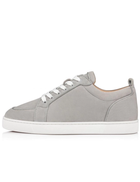 Discount Christian Louboutin Rantulow Orlato Grey Suede Sneaker Outlet, Cheap CL Shoes for Sale