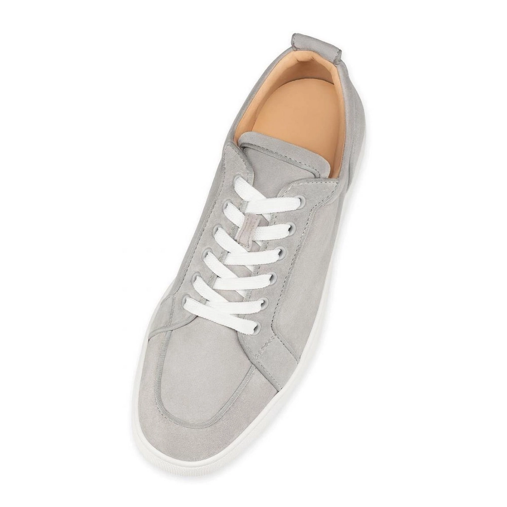 Discount Christian Louboutin Rantulow Orlato Grey Suede Sneaker Outlet, Cheap CL Shoes for Sale