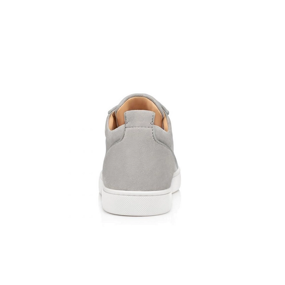 Discount Christian Louboutin Rantulow Orlato Grey Suede Sneaker Outlet, Cheap CL Shoes for Sale