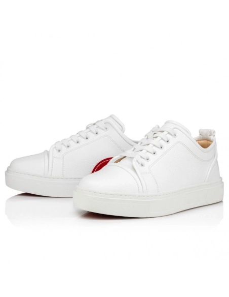 Replica Christian Louboutin Adolon Junior Sneakers Recycled Polyester White, Fake Christian Louboutin Shoes
