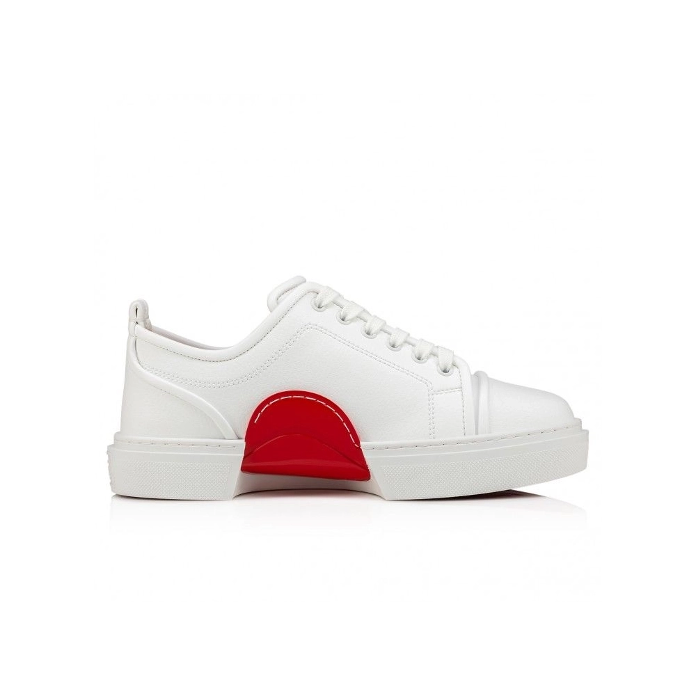 Replica Christian Louboutin Adolon Junior Sneakers Recycled Polyester White, Fake Christian Louboutin Shoes