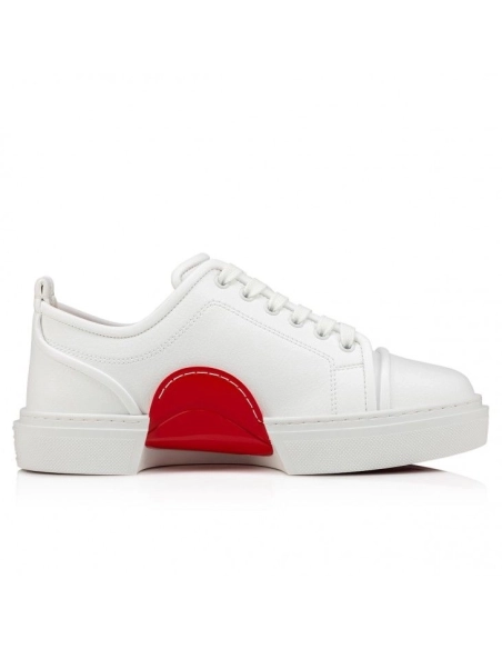 Replica Christian Louboutin Adolon Junior Sneakers Recycled Polyester White, Fake Christian Louboutin Shoes