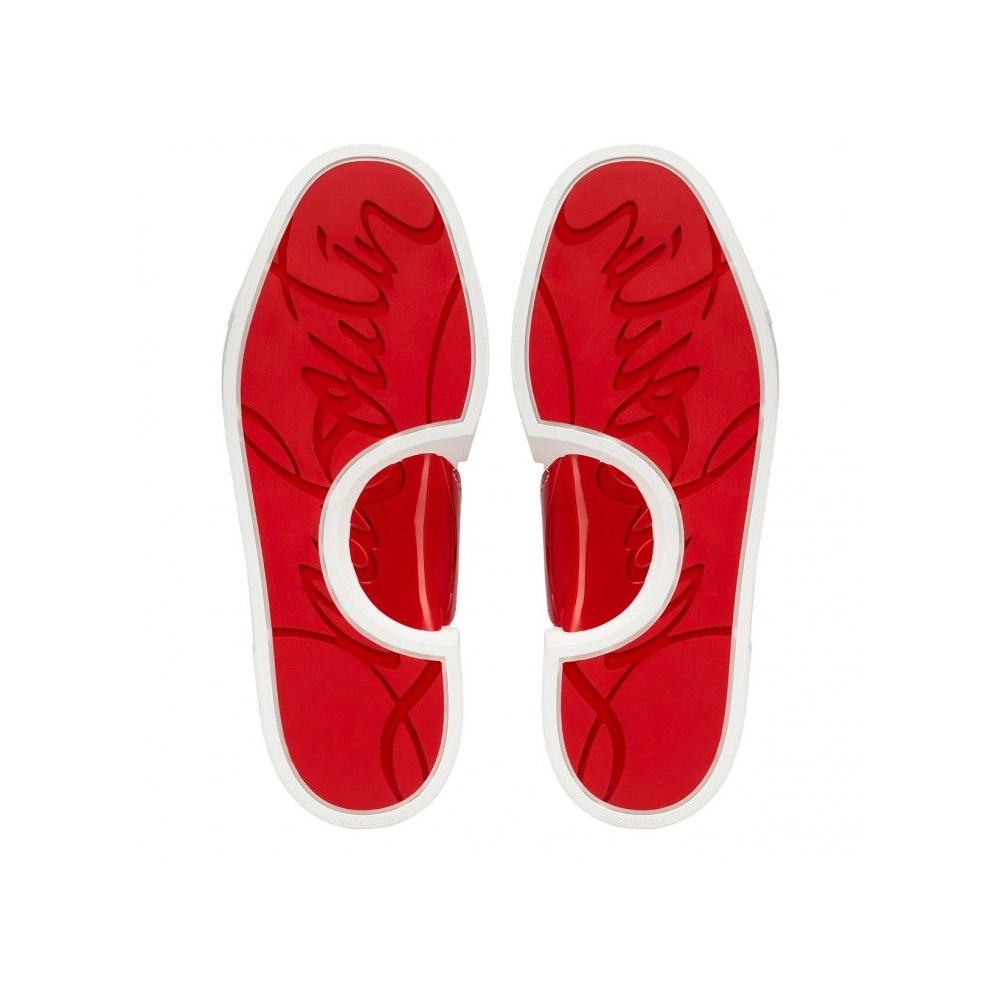 Replica Christian Louboutin Adolon Junior Sneakers Recycled Polyester White, Fake Christian Louboutin Shoes