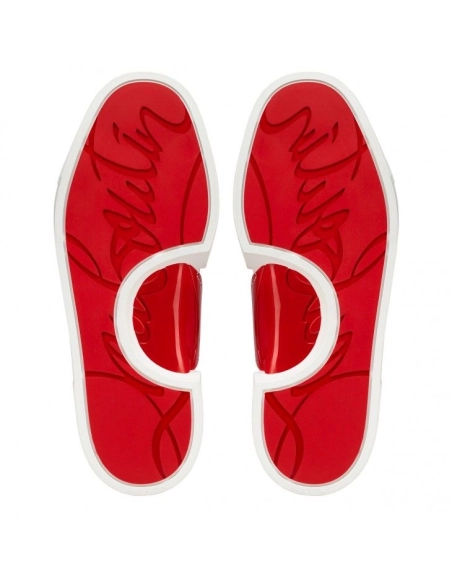 Replica Christian Louboutin Adolon Junior Sneakers Recycled Polyester White, Fake Christian Louboutin Shoes