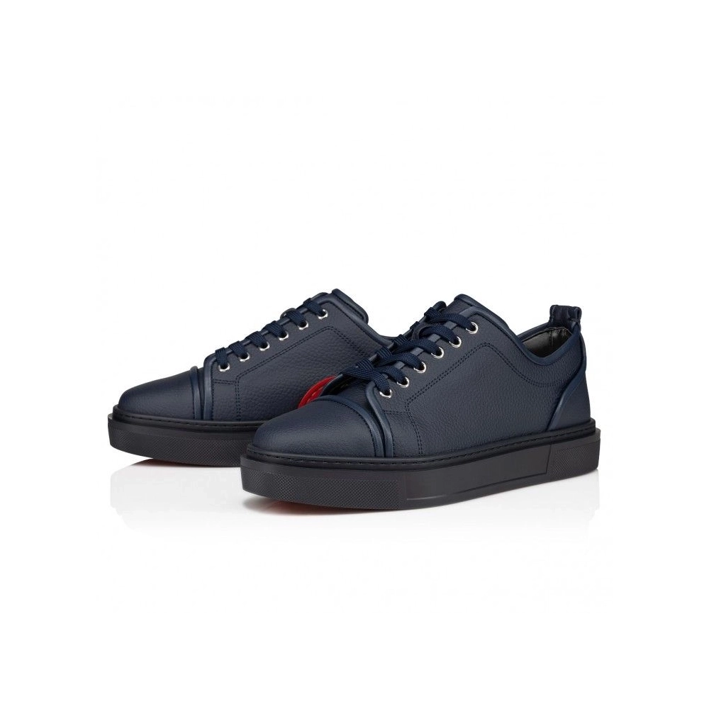 Discount Christian Louboutin Adolon Junior Sneakers Recycled Polyester Navy, Cheap Christian Louboutin Shoes for Sale