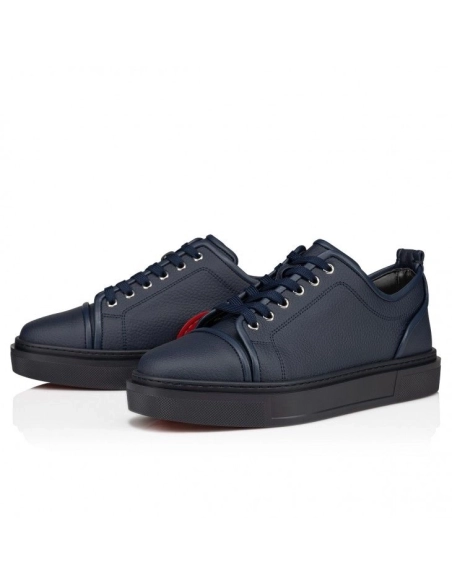Discount Christian Louboutin Adolon Junior Sneakers Recycled Polyester Navy, Cheap Christian Louboutin Shoes for Sale