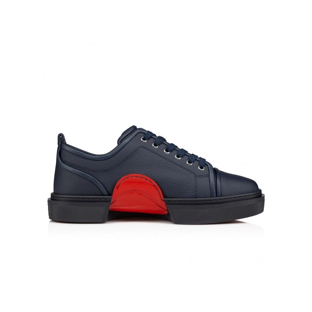 Discount Christian Louboutin Adolon Junior Sneakers Recycled Polyester Navy, Cheap Christian Louboutin Shoes for Sale