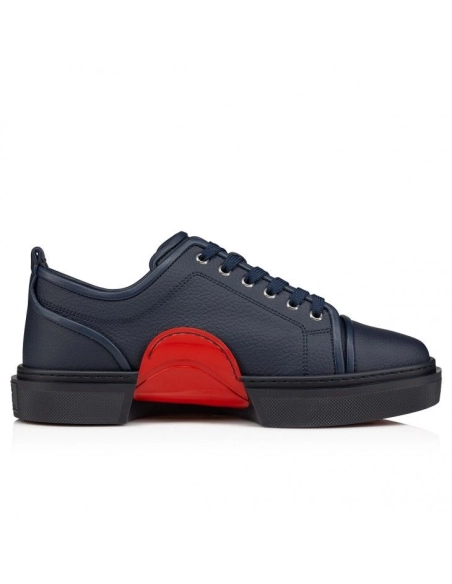 Discount Christian Louboutin Adolon Junior Sneakers Recycled Polyester Navy, Cheap Christian Louboutin Shoes for Sale