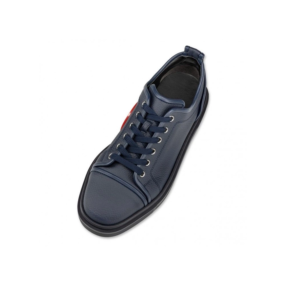 Discount Christian Louboutin Adolon Junior Sneakers Recycled Polyester Navy, Cheap Christian Louboutin Shoes for Sale
