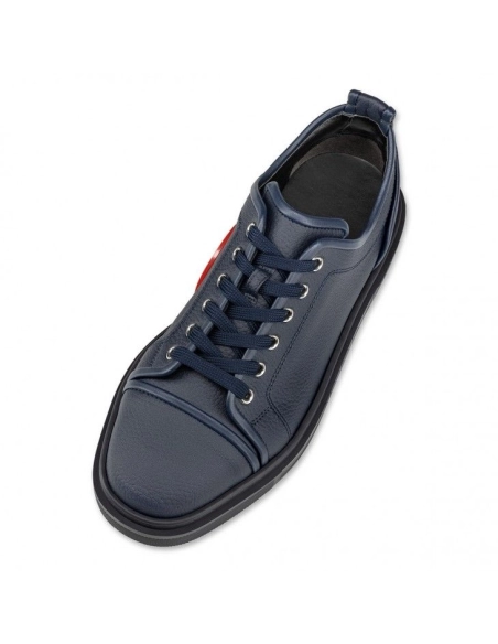 Discount Christian Louboutin Adolon Junior Sneakers Recycled Polyester Navy, Cheap Christian Louboutin Shoes for Sale