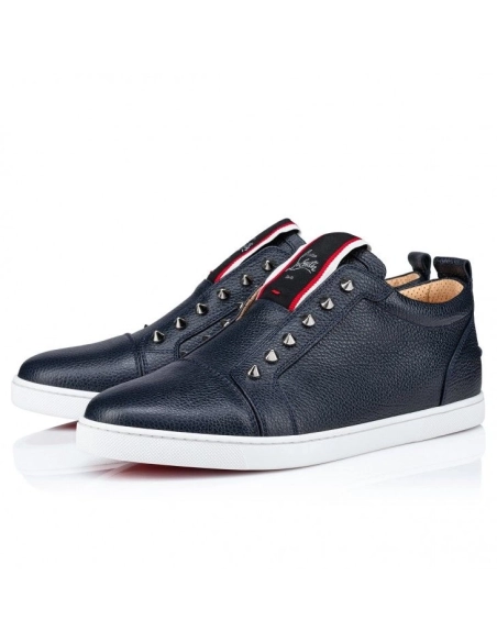 Cheap Christian Louboutin F.A.V Fique A Vontade Sneakers Marine, Discount Christian Louboutin Shoes Outlet Online