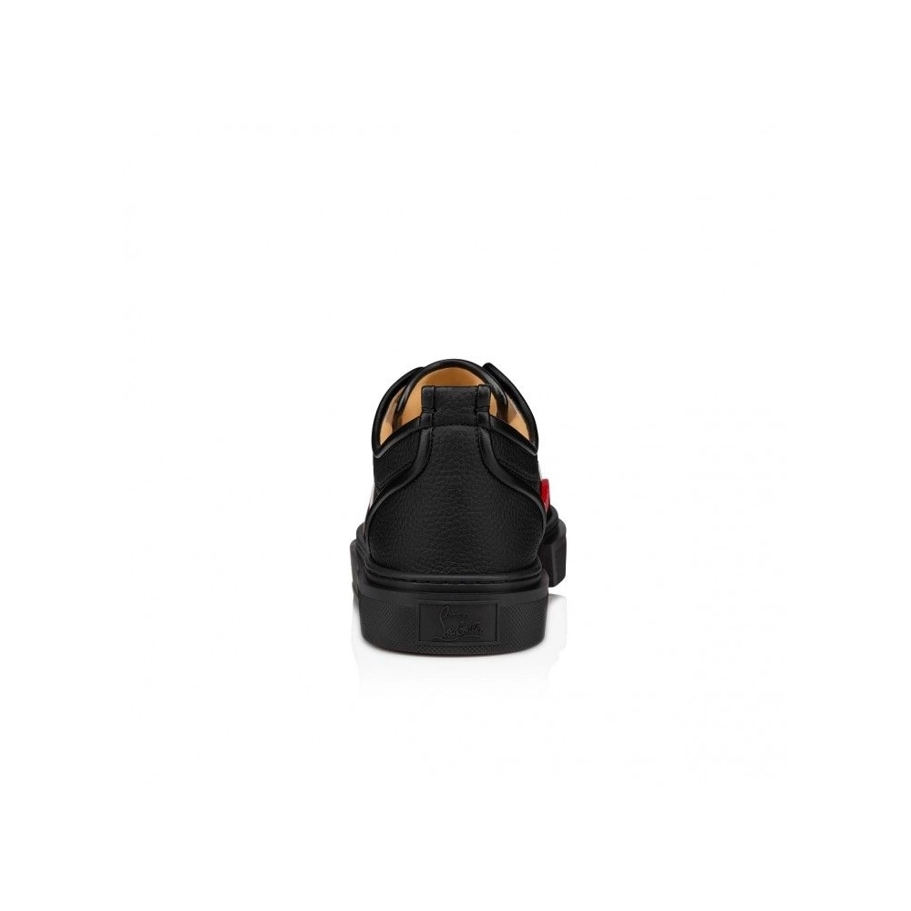 Fake Christian Louboutin Adolescenza Sneakers Recycled Polyester Black, Replica Christian Louboutin Shoes