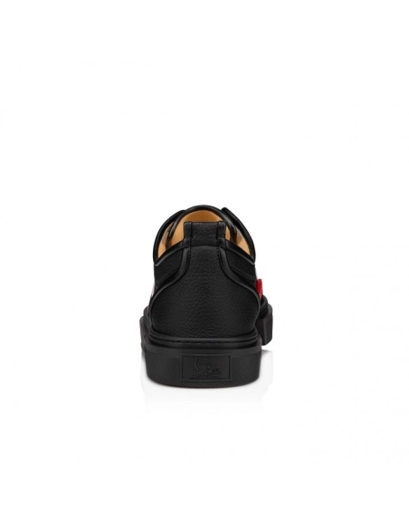 Fake Christian Louboutin Adolescenza Sneakers Recycled Polyester Black, Replica Christian Louboutin Shoes