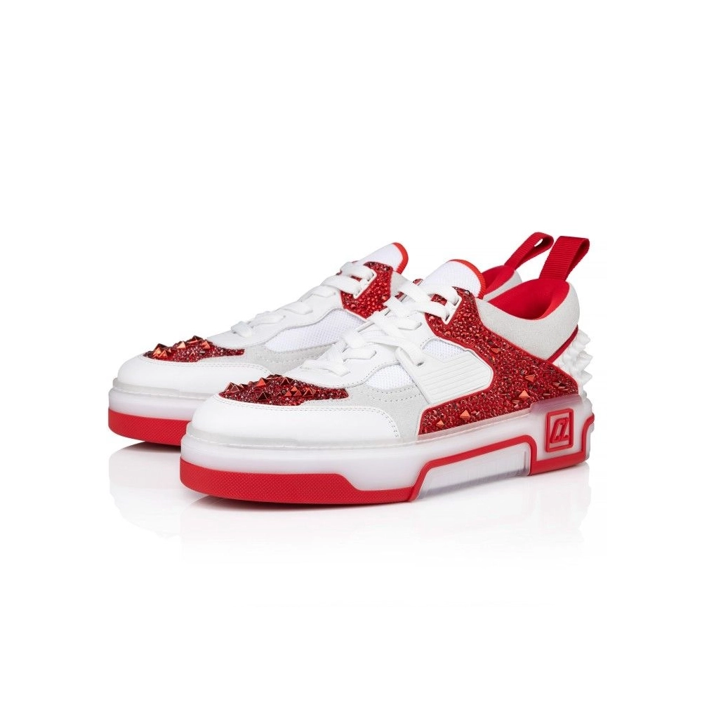Fake Christian Louboutin Astroloubi Strass Eternity Sneakers Suede Leather Com¨¨Te And Strass
