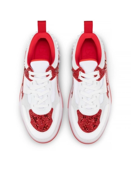 Fake Christian Louboutin Astroloubi Strass Eternity Sneakers Suede Leather Com¨¨Te And Strass