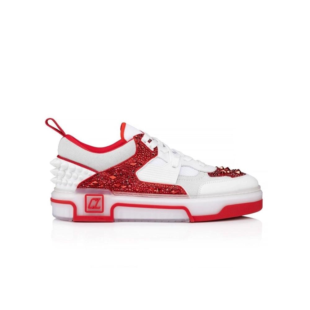 Fake Christian Louboutin Astroloubi Strass Eternity Sneakers Suede Leather Com¨¨Te And Strass