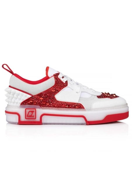 Fake Christian Louboutin Astroloubi Strass Eternity Sneakers Suede Leather Com¨¨Te And Strass