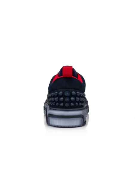Cheap?Christian Louboutin Astroloubi Sneakers Calf Leather Suede And Rubber Navy Outlet Sale, Discount CL Shoes