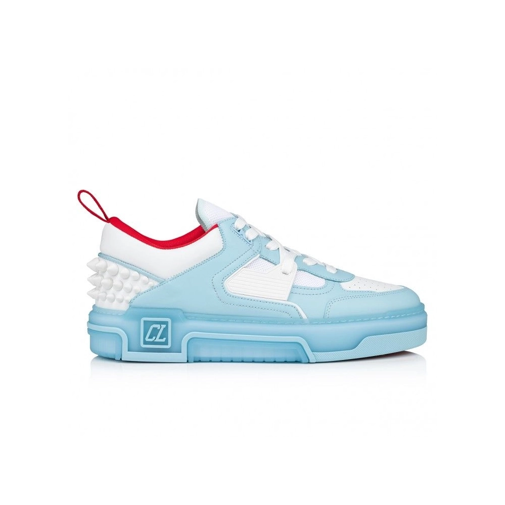 Discount Christian Louboutin Astroloubi Sneakers Calf Leather Mineral Sale Online, Cheap CL Shoes Store