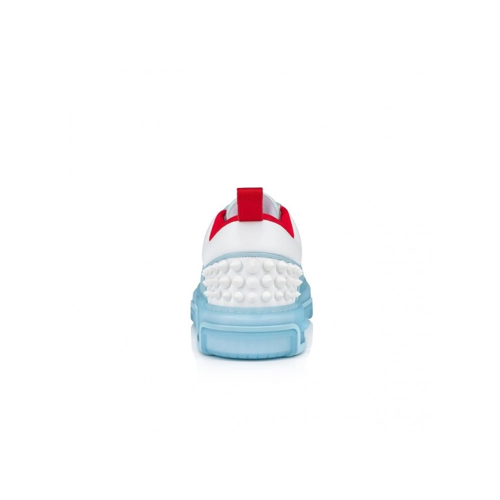 Discount Christian Louboutin Astroloubi Sneakers Calf Leather Mineral Sale Online, Cheap CL Shoes Store