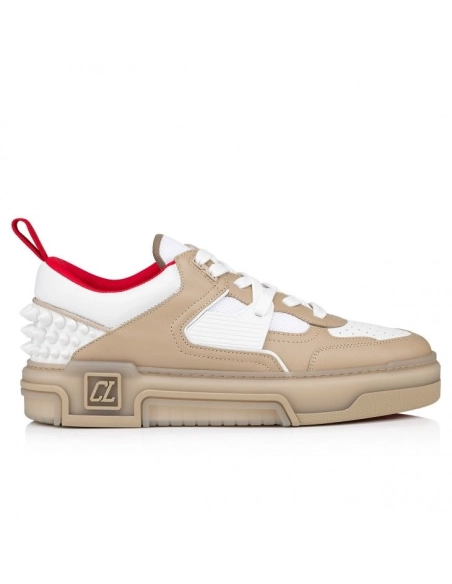Knockoff Christian Louboutin Astroloubi Sneakers Calf Leather Saharienne, Fake CL Shoes